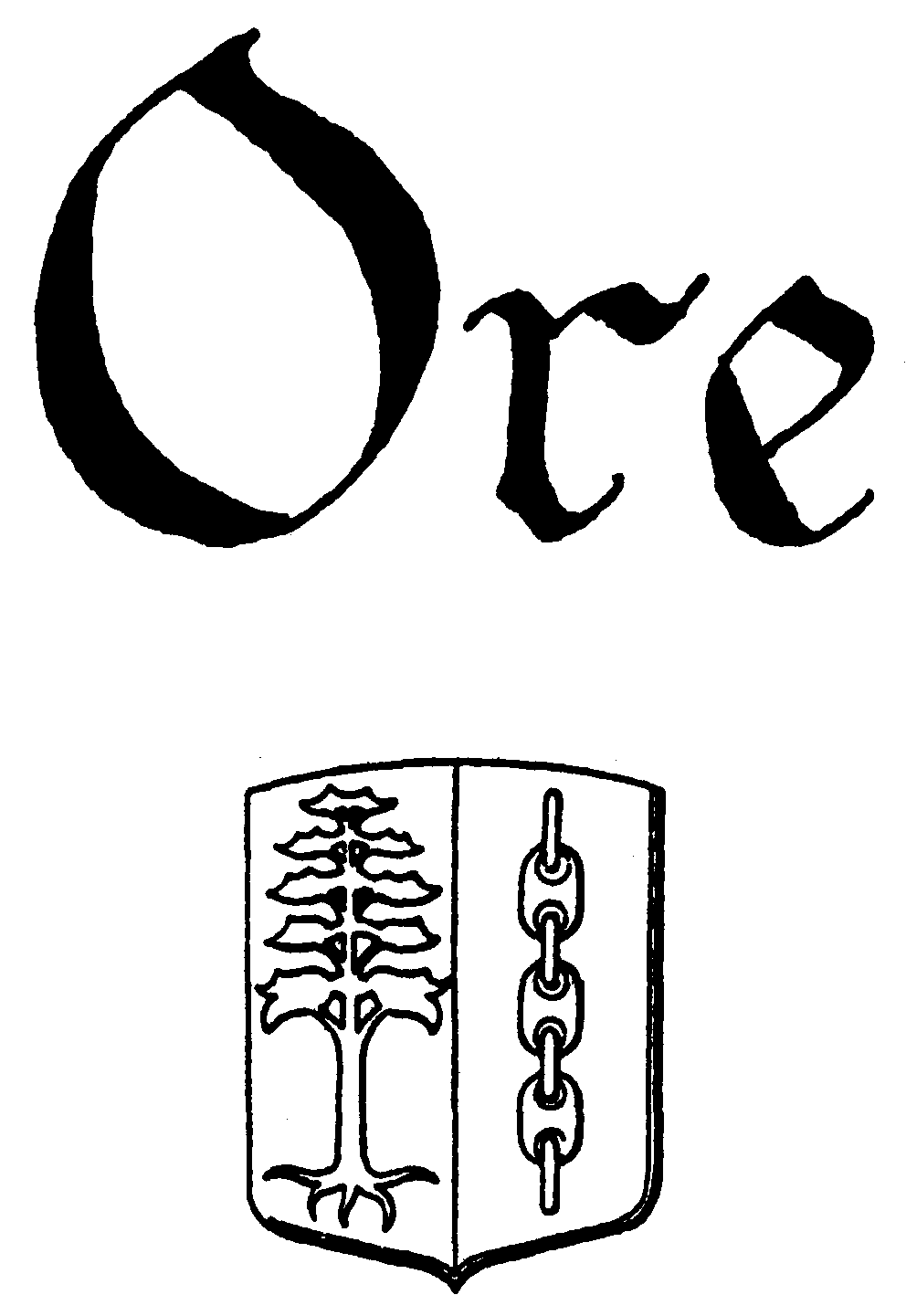 Speciell text: ORE + Vapensköld